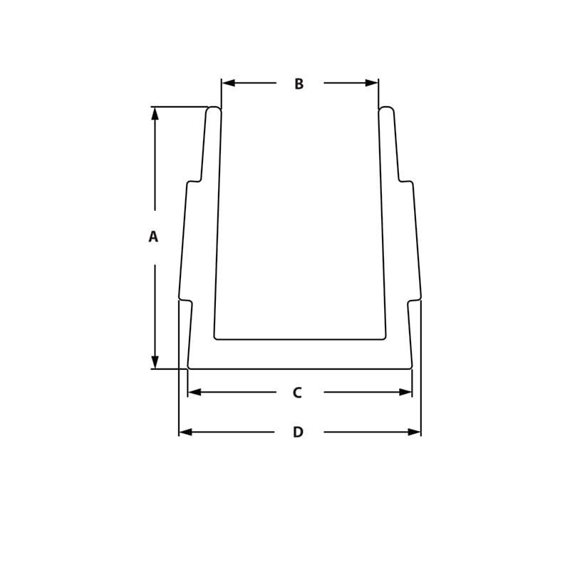 Drawing of Draw-Economy Plastic Panel Gasket