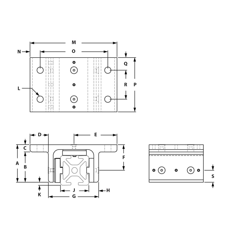 Image of Draw-Deluxe Double Flange Single Wide Short Bearing