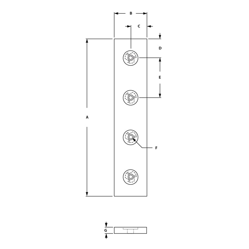 Image of Draw-Deluxe Replacement Pads Flat Long