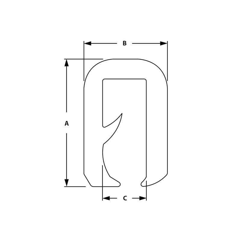 Drawing of Draw-Wire Edge Cover