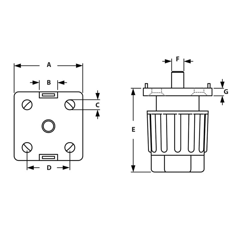 Image of Draw-Adjustable Leveling Foot